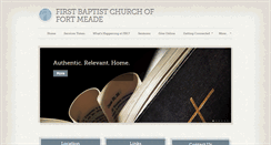 Desktop Screenshot of fbcfortmeade.org